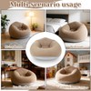 Inflatable Bean Bag Chairs for Adults with Electric Air Pump,