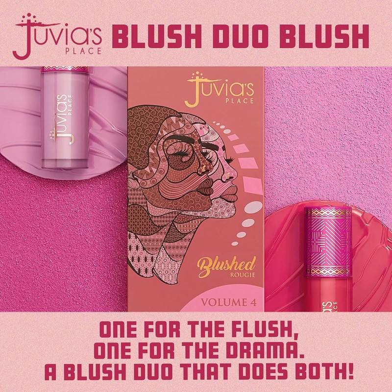 Juvia's Place Blushed Duo Blush Volume4 - Two Tone Pigmented