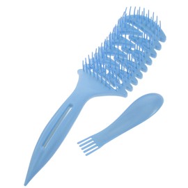 WOONEKY Hair Combs for Curly Hair Cutting Comb Scalp Brush for Dandruff Removal Multifunctional Paint Tube Squeezer