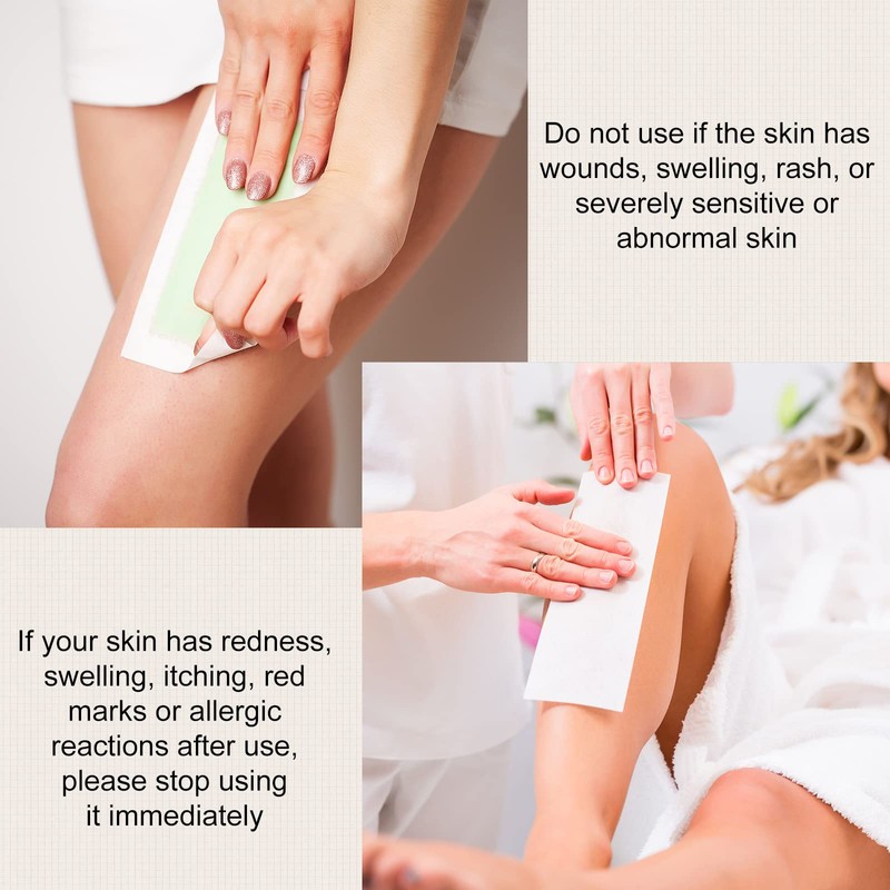 500 Pack Non Woven Wax Strips for Body and Facial