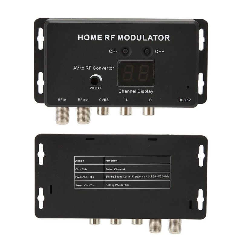 Sxhlseller UHF Modulator, TV Link Modulator, Support PAL/NTSC, Professional AV