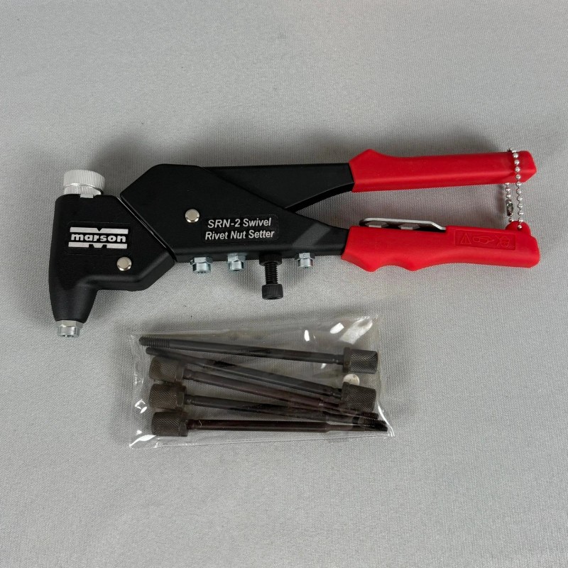 Marson SRN-2 Swivel Rivet Nut Setter M39400 Klik Turn Mandrels