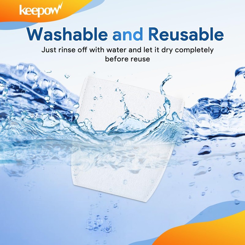KEEPOW Vacuum Filters Compatible with Makita T-03193 Replacement Vacuum Filter