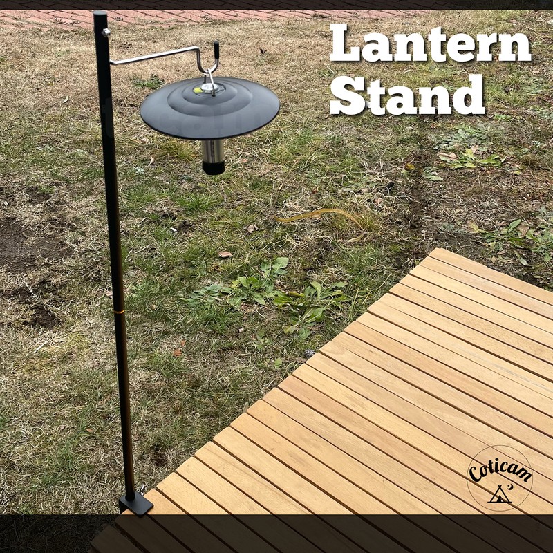 Coticam Outdoor Lantern Stand, Lantern Pole, Lantern Hanger, Table, High