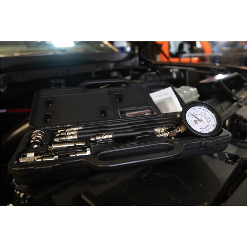 Mityvac MV5530 Engine Compression Test Kit, Manual Pressure Release, 2-3/4