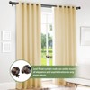 USFOOK 1 Inch Double Curtain Rods 72 to 144 Inches