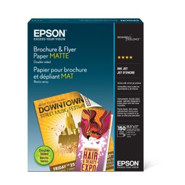Epson Brochure and Flyer Paper Matte Double-Sided (S042384) 8.5" x 11"