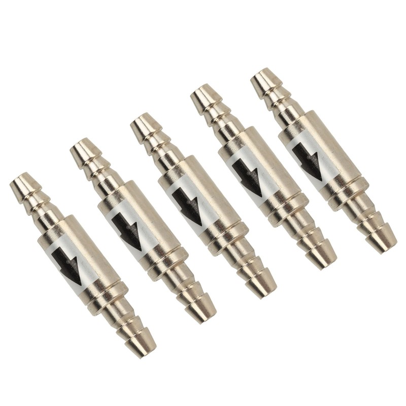 5Pcs 1 Way Check Valve Stainless Steel CO2 Check Valve