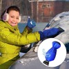 IKAAR Eiskratzer Auto Eisschaber mit warmen Handschuhen wasserdichtem Winter Kratzer