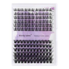 Individual Eyelash Clusters, Lashes, D Curl, 12-16 mm, 0.07 mm, DIY Eyelash Extensions, Individual Eyelash Clusters, Eyelash Extensions, DIY (ZW24A+SN01-D-MIX12-16)