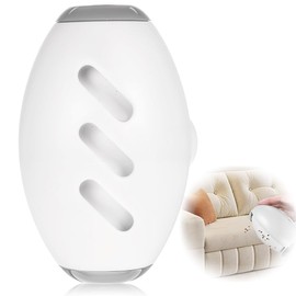 LACHT Wiederverwendbarer Fusselroller,Kleberolle,Waschbar,Tragbarer Wiederverwendbarer Fusselroller,Wiederverwendbarer Fusselrollerball,abwaschbare fusselrolle(Weiß Grau)