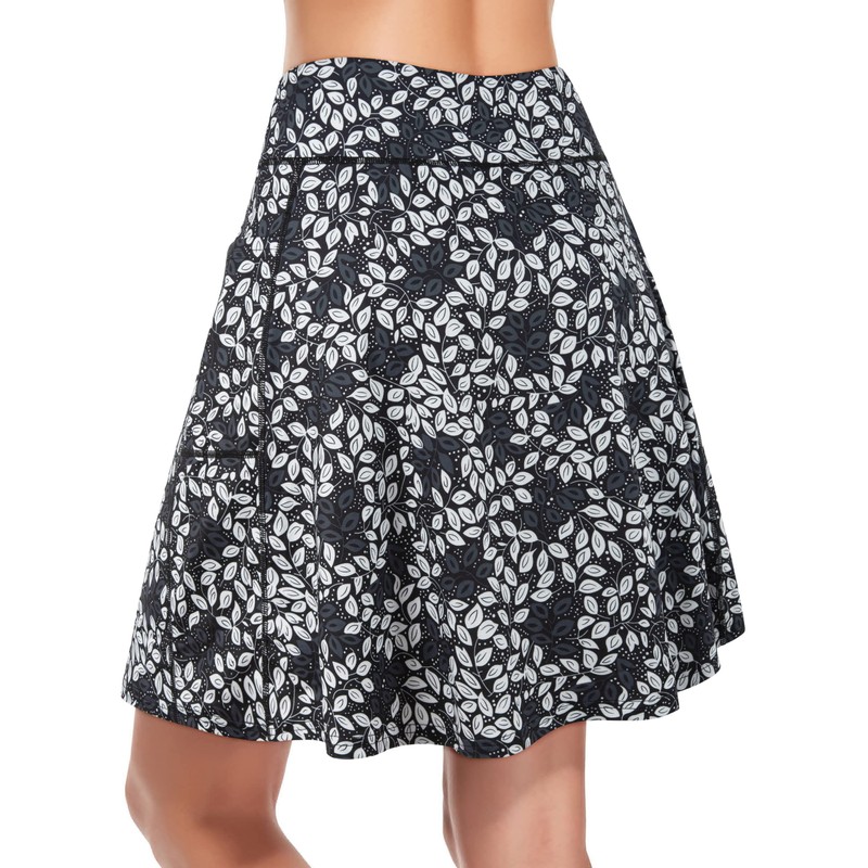 KORALHY Women's 20" Knee Length Skorts Skirts Tennis Athletic Golf
