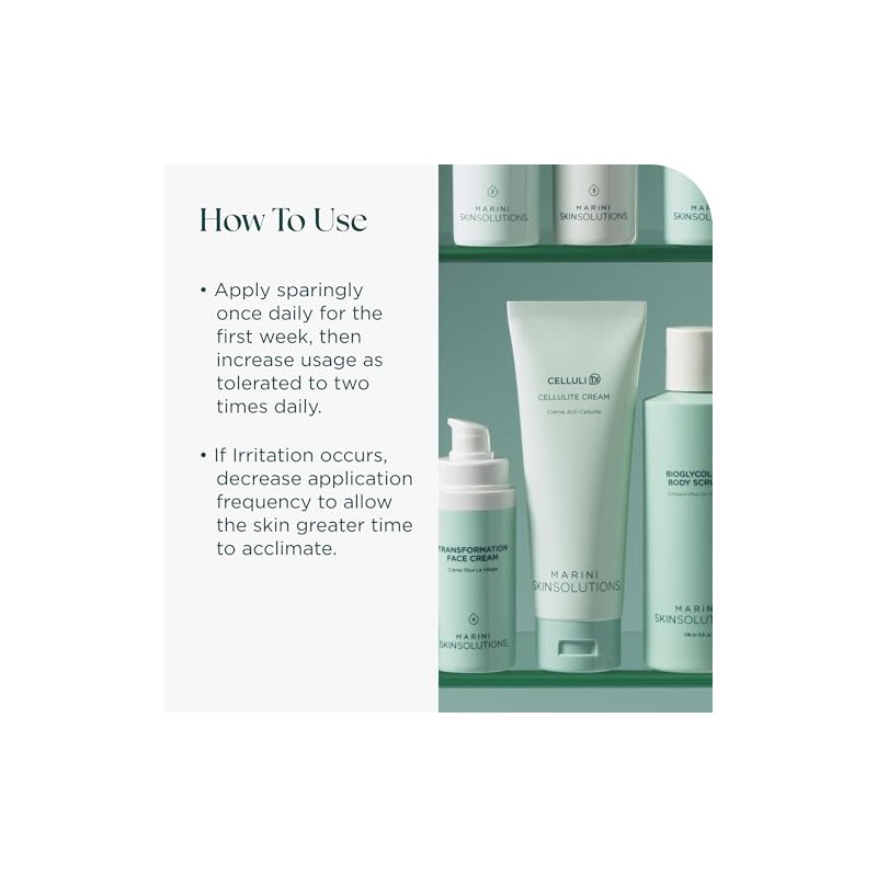 CelluliTX by Marini SkinSolutions for Unisex - 4 oz Cream