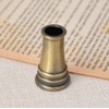 Alint 1 Piece Tabletop Antique Metal Bronze Color Pen Holder