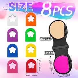 8 Colors Temporary Hair Chalk for Girls Washable Hair Color