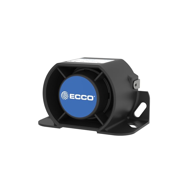 ECCO Backup Alarm 97dB 12V 36V Industrial Heavy-Duty Backup Reverse