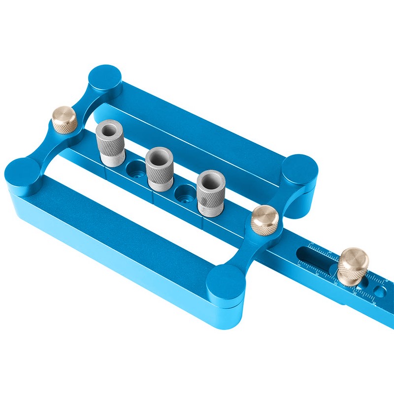 6/8/10mm Self Centering Doweling Jig Drilling Guide Kit Woodworking Positioner