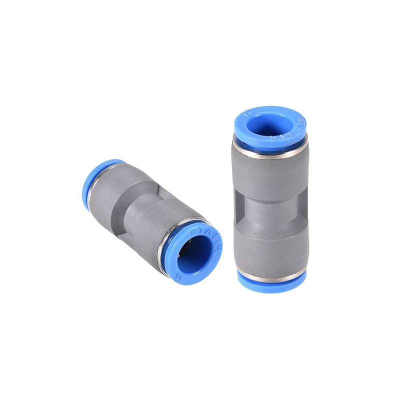 TA-VIGOR 12mm Straight Push Connectors, Pneumatic Connectors PE Tube Quick