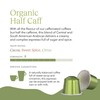 Cru Kafe Organic Half Caff Espresso Single-Serve Organic Arabica Coffee