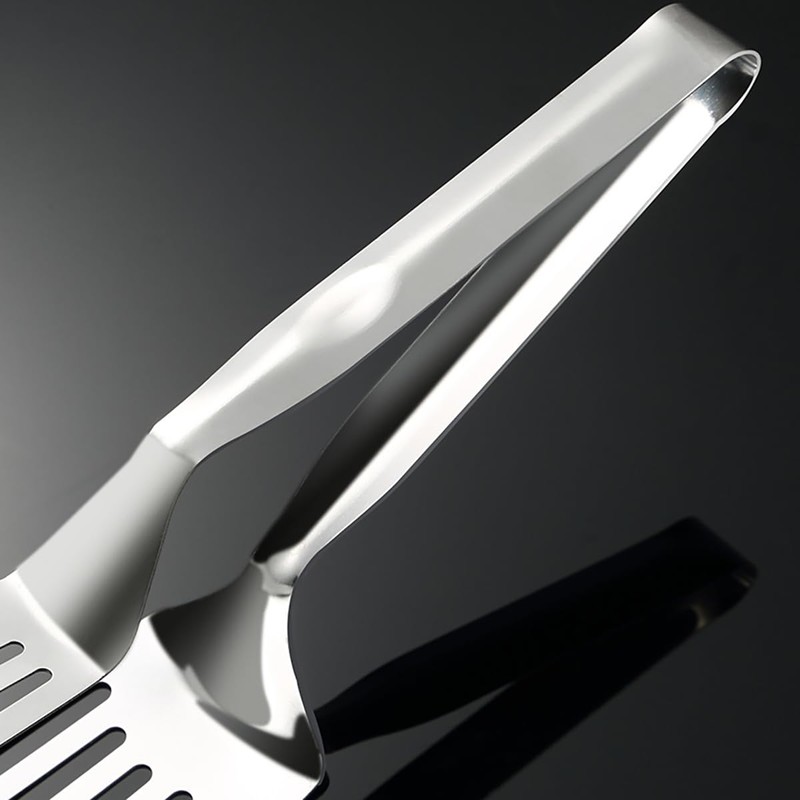 AIMALL 12.2-Inch Steak Clip, Thickened Stainless Steel Fried Fish Turner,