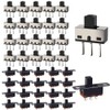 Kiligen 40PCS Slide Switch 250V/3A, 1P2T SPDT 3 Pin 2