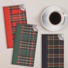 2026 Slim Pocket Diary Week to View - Green Tartan