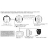 SuperInk 1 Pack Remote Controller Wireless PIR Motion Detector Alert