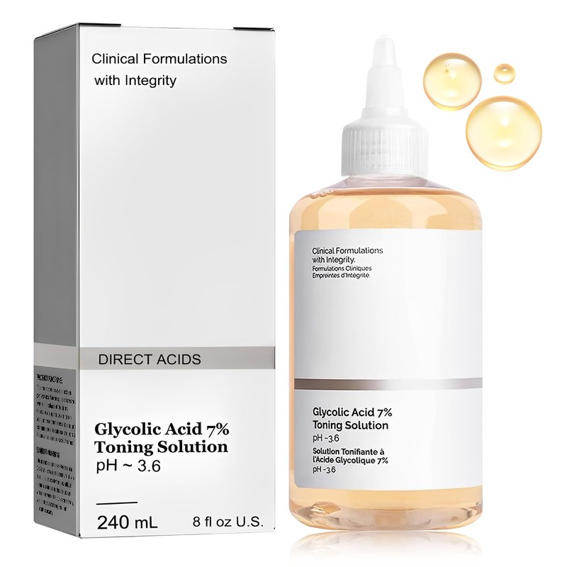 Ácido Glicólico 7% Solución, Exfolia, 240 ml (A)