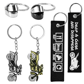 VGECEE 6 Stück Motorrad Helm Schlüsselanhänger 3d Schlüsselanhänger mit Helm Motorrad Schlüssel Anhänger Stoff Motorroller Ideal Geschenke für Motoroller