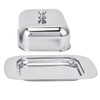 ANKROYU Stainless Steel Butter Box with Lid Food Grade Cheese