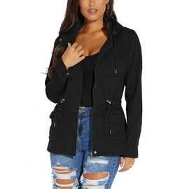 Casual Fall Jackets for Women Trendy Long Sleeve Zip Up Workout Black Jackets Lightweight Fashion Girls Outerwear