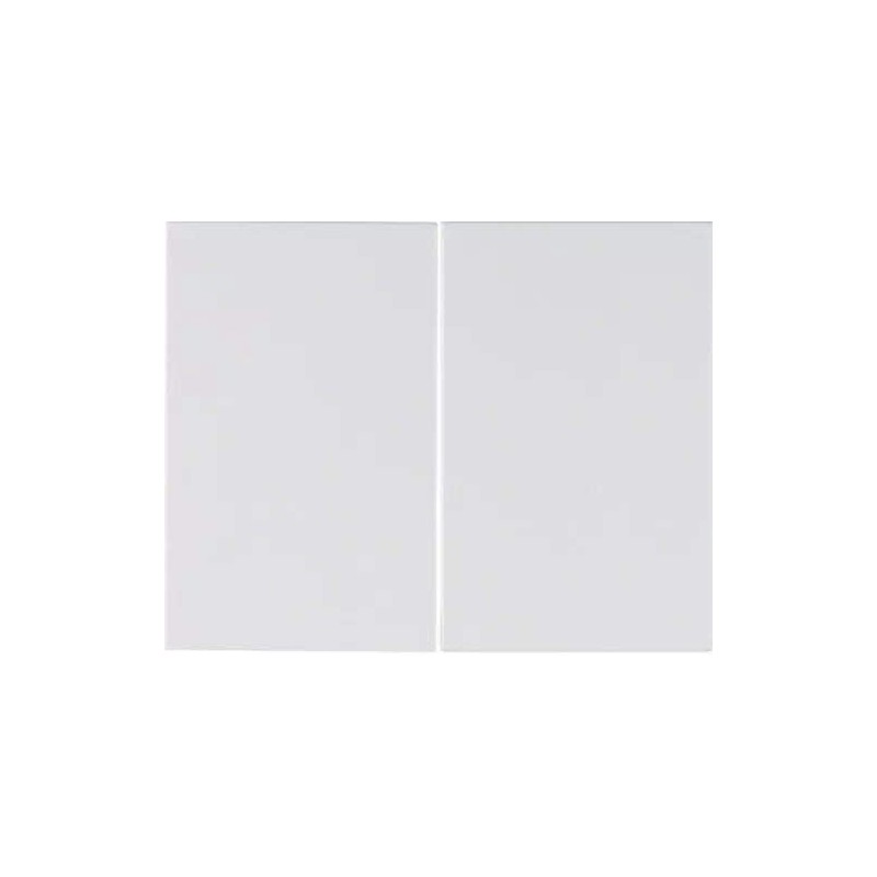 Hager K1 Key Without Lens for Mechanism Double Polar White