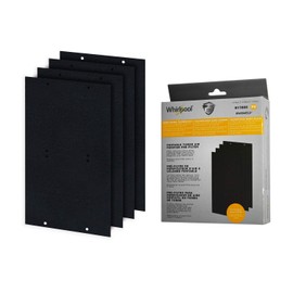 Whirlpool 817600 Genuine Charcoal Pre-Filter - Whishield Anti-Microbial Activated - Replacement Fit Air Purifier Portable Tower WPT60, Medium - 4 Pack