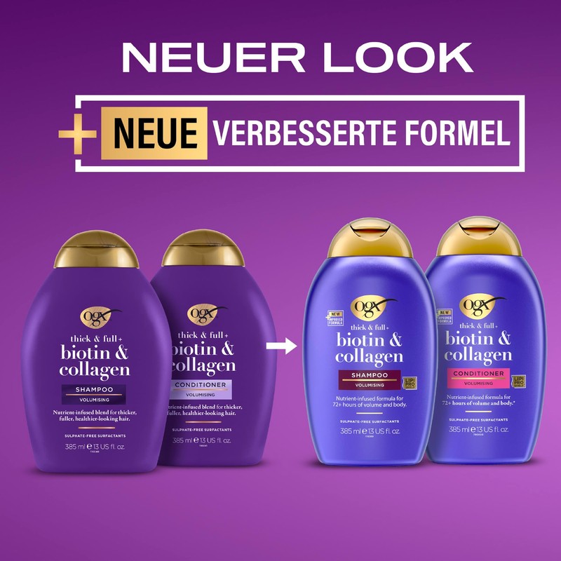 OGX Biotin & Collagen Shampoo 385 ml