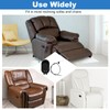 Nonley Heavy-Duty Metal Recliner Pull Handle Replacement with Cable, Universal