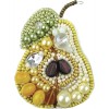 Charivna Mit Crystal Art Beadwork kit for creating brooch BP-205C
