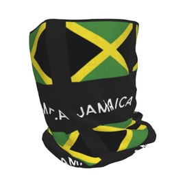 Jamaica Flag Jamaican Multifunction Beanie Hat Stretch Skull Cap Slouchy Womens Headband Jamaican Scarf for Men Women