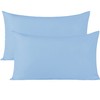 BEDSUM Microfiber Queen Pillowcases Set of 2, Soft Wrinkle Resistant
