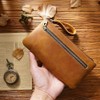 Pencil Case, Leather, Pen Case Pouch, High Quality, Large Capacity,