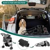 CHIHUAHUA 2-in-1 Foldable Pet Stroller with Canopy,3 Wheels Pet Strolling