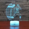 SUPERHONGJIHAO Night Light for Children, 3D Rugby LED Lamp with