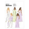 Butterick Patterns B5963 E5 Misses Robe/ Top/ Gown/ Pants and