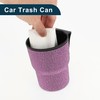 TUCKBOLD Car Trash Can Portable Seat Back Trash Bin Pink