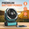 MORECORE 20000mAh Rechargeable Camping Fan with Light, 112HRS Running, 8-Speed,