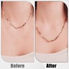 200Pcs Necklace Chain Extender for Jewelry Making 5cm Tail Extender