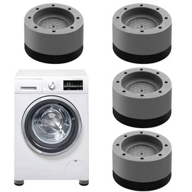 Pack of 4 Washing Machine Foot Pads, Anti-Vibration Washing Machine, Vibration Damper Pads, Universal Anti-Vibration Mat, Washing Machine Feet for Washing Machine & Dryer, Anti-Vibration Feet