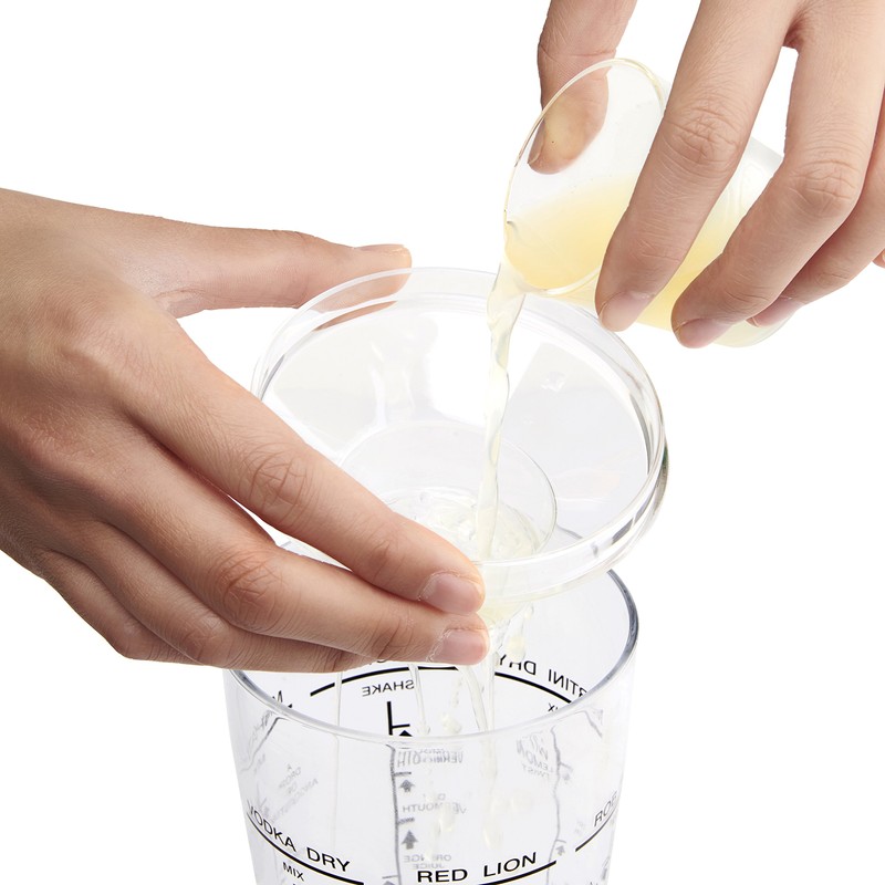 Avanti Acrylic Cocktail Shaker, 700 ml Capacity, Clear