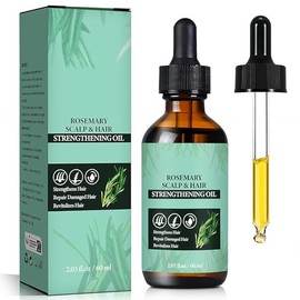 Aceite De Romero：Aceite de Romero para El Cabello-100%, Aceite Esencial de Romero para Cabello ，Estimula el Crecimiento del Cabello, Ideal para Cejas,