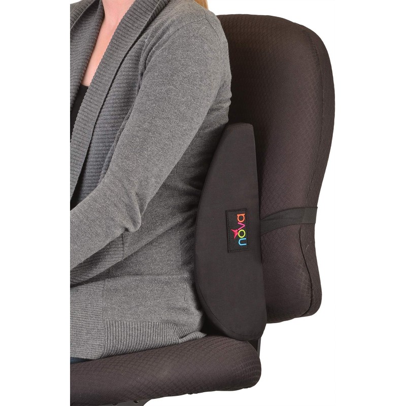 NOVA Medical Products Lumbar Back Cushion, Contoured Back Support Pillow
