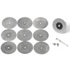 JINGLING 40mm 1-9/16" Diamond Cutting Wheels Coated Rotary Blade Cut